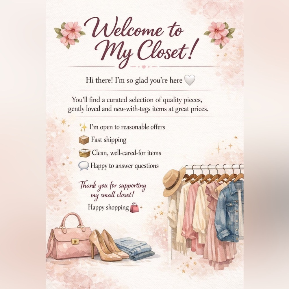 Welcome to my closet!!